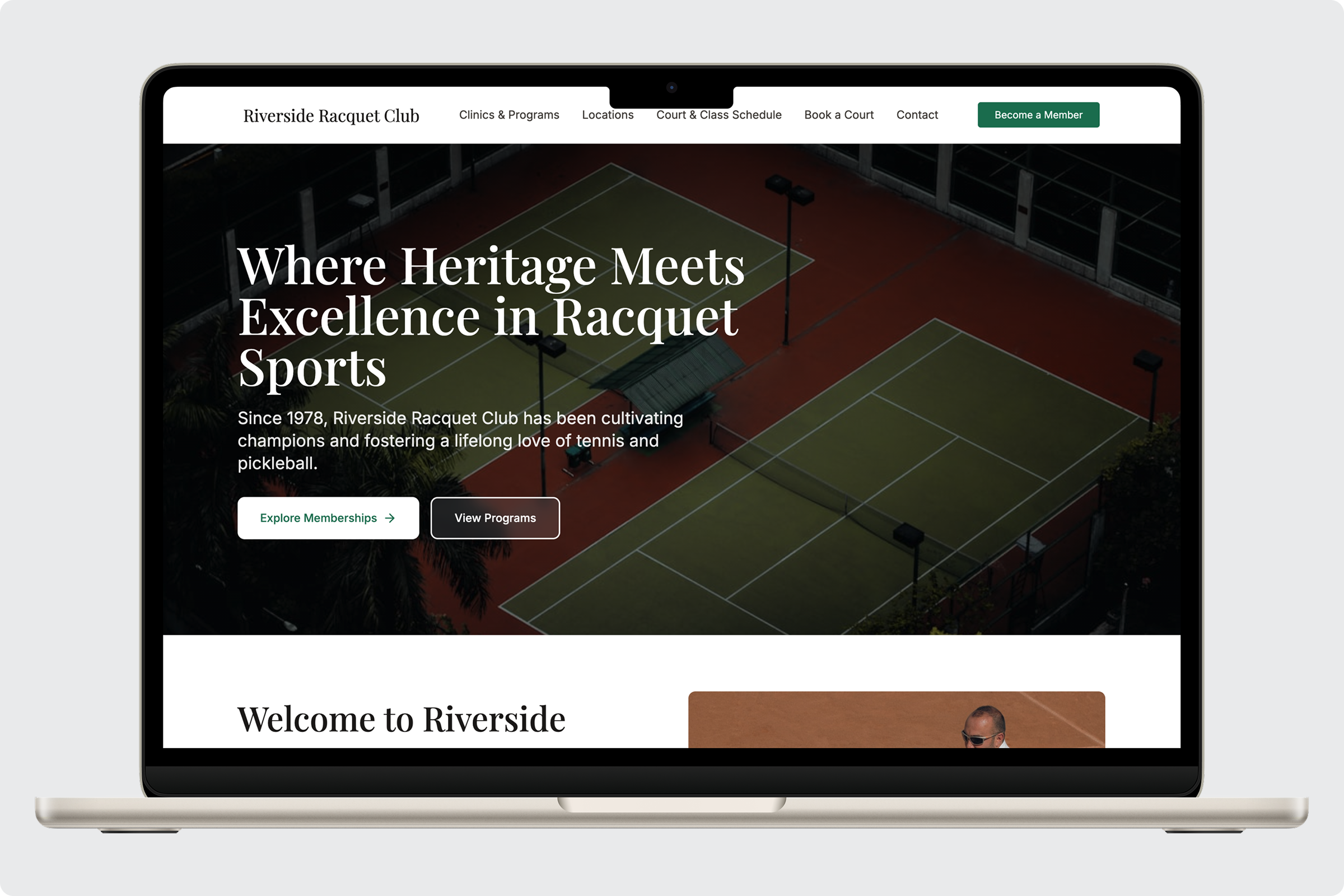 Riverside Raquet Club Theme